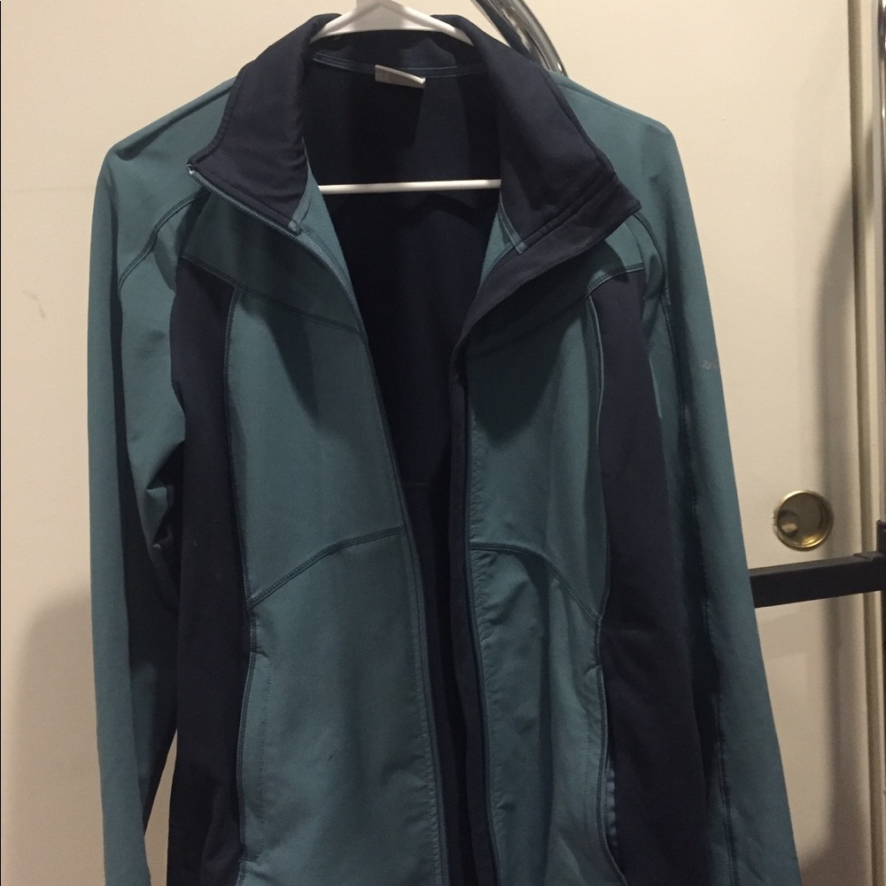 Colombia blue running jacket